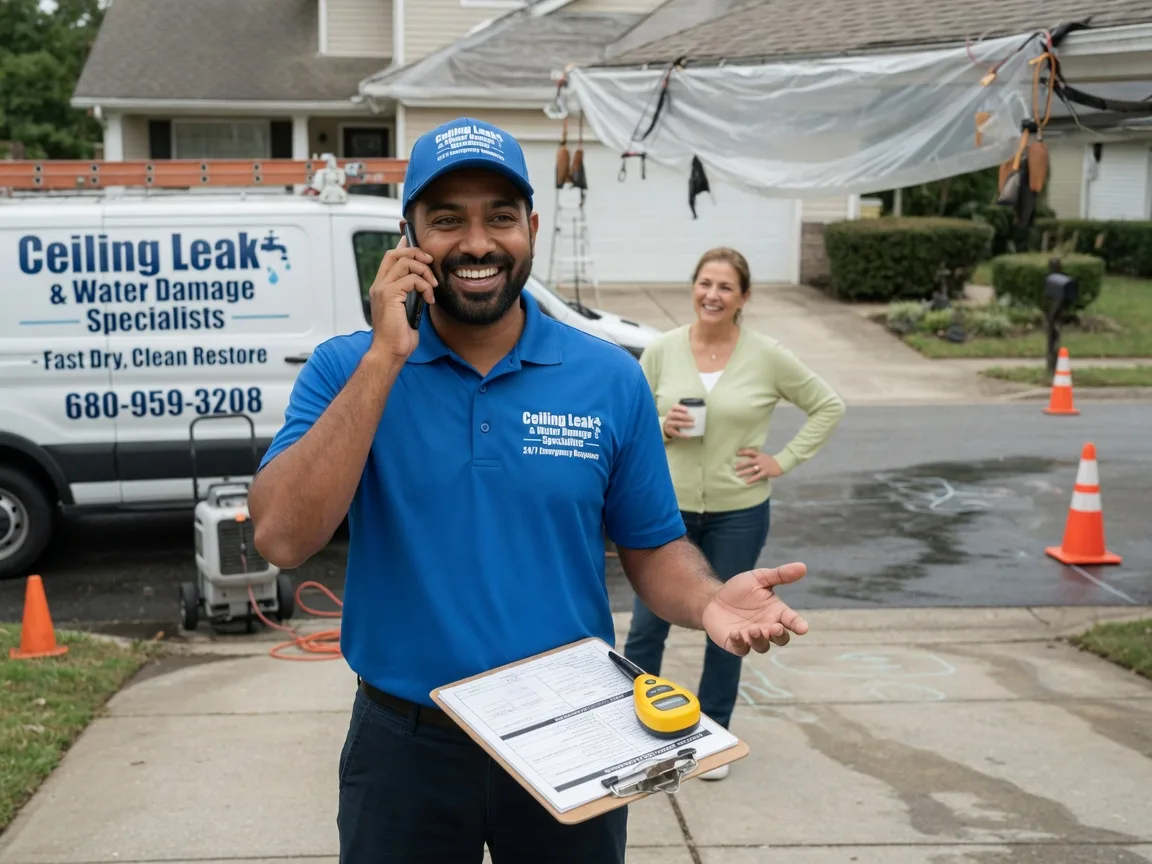 Ceiling Leak Cleanup Harker Heights, TX FAQs